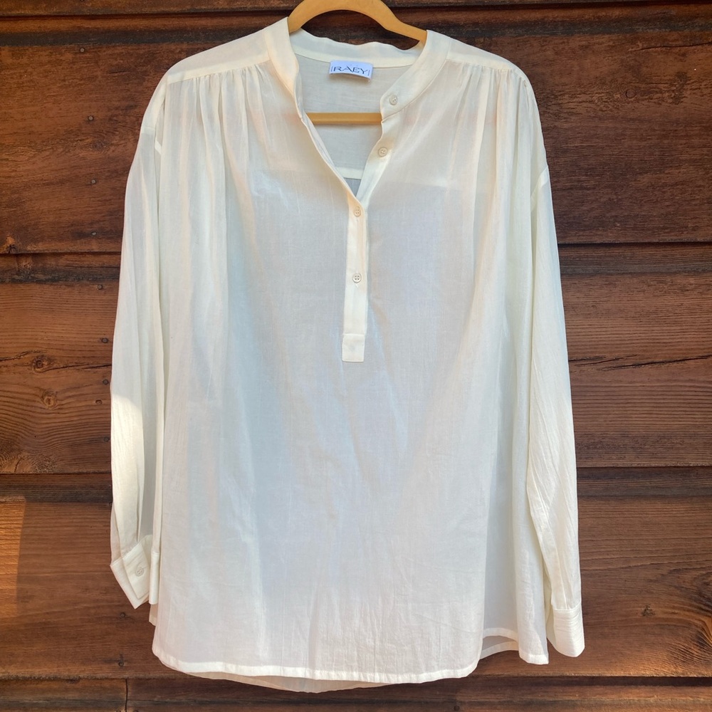 Raey Cotton Cream Top